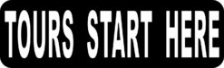 Tours Start Here Sticker