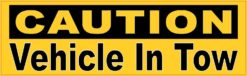 Caution Vehicle In Tow Magnet