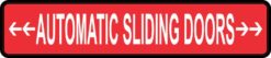 Automatic Sliding Doors Sticker