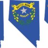 Nevada Flag Stickers