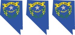 Nevada Flag Stickers
