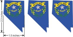 Nevada Flag Stickers