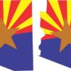 Arizona Flag Stickers