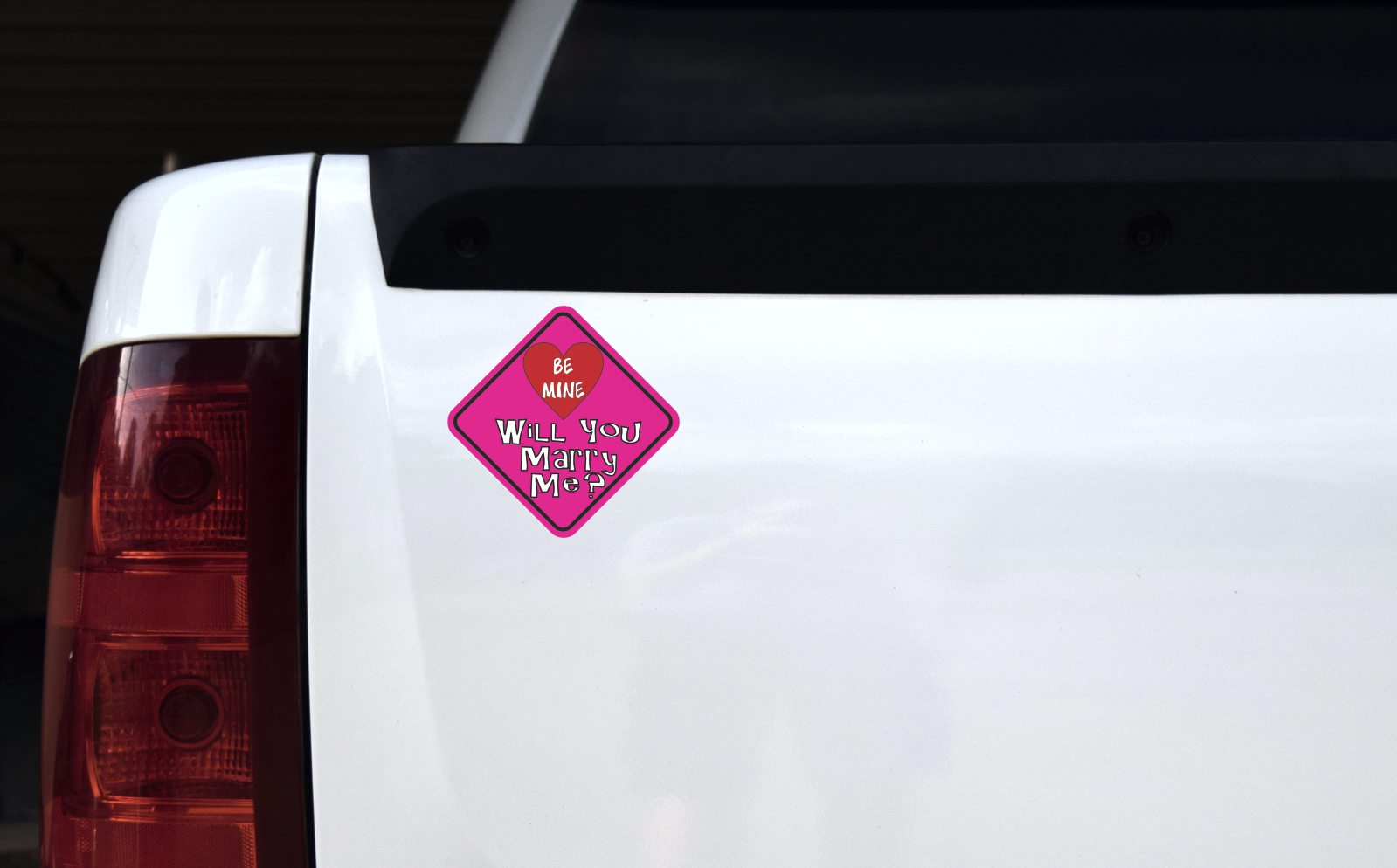 5in x 5in Will You Marry Me Magnet - Image 2