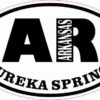 Oval AR Eureka Springs Arkansas Sticker