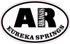 Oval AR Eureka Springs Arkansas Sticker