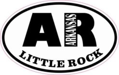 Oval AR Little Rock Arkansas Sticker
