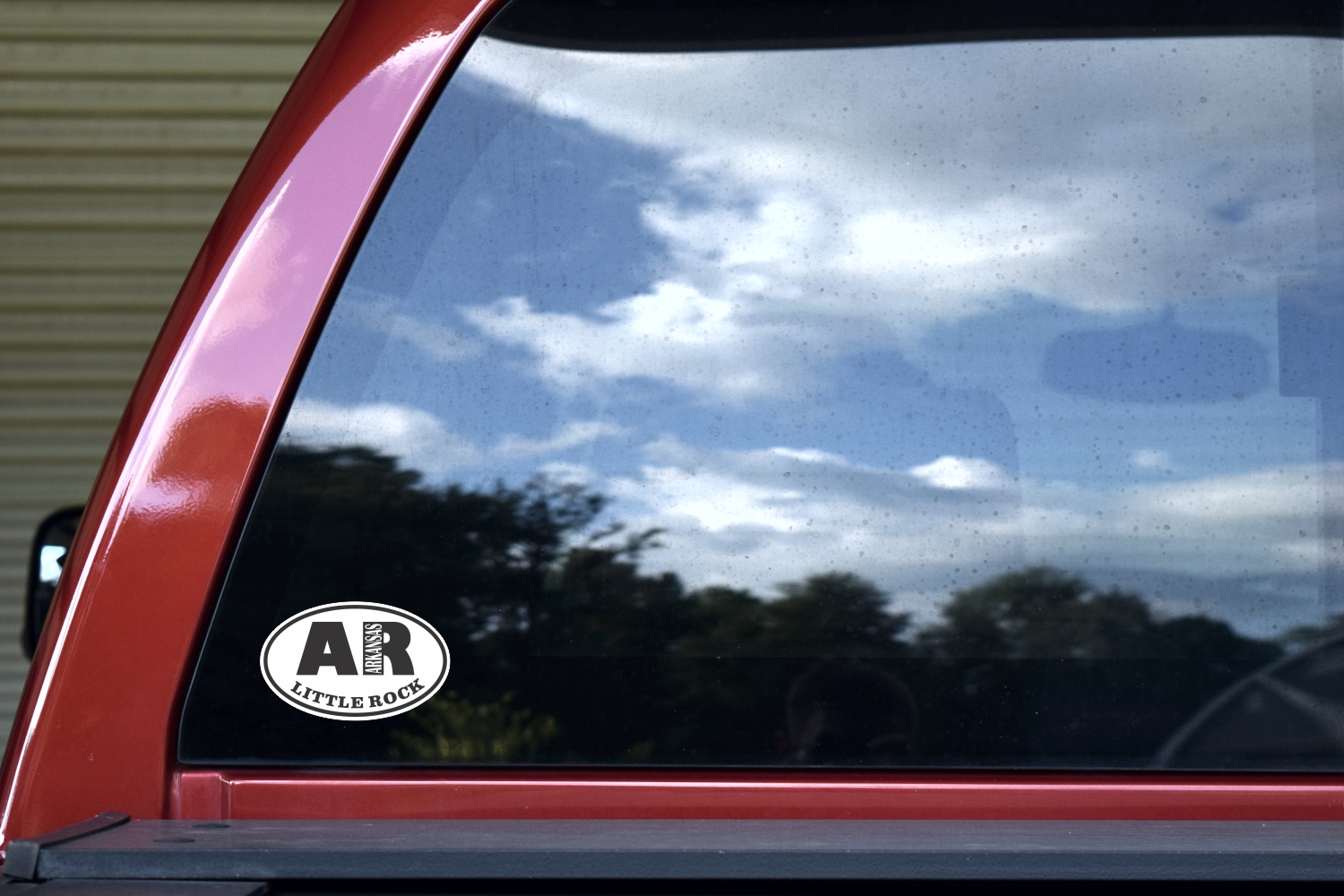 4in x 2.5in Oval AR Little Rock Arkansas Sticker - Image 3