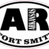 Oval AR Fort Smith Arkansas Sticker