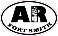 Oval AR Fort Smith Arkansas Sticker