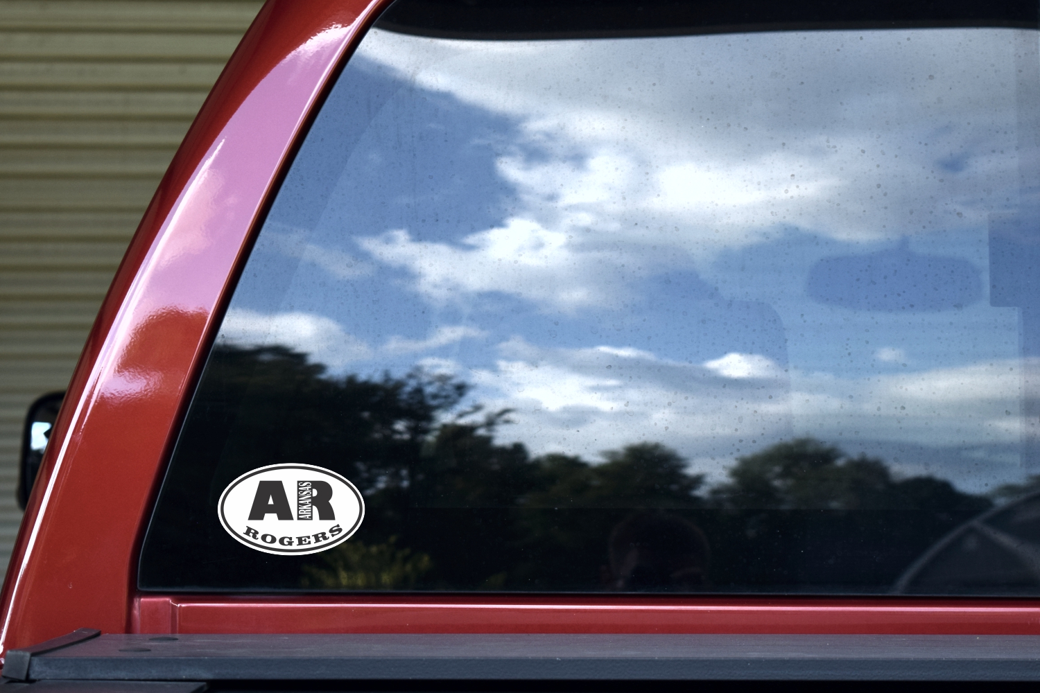 4in x 2.5in Oval AR Rogers Arkansas Sticker - Image 3