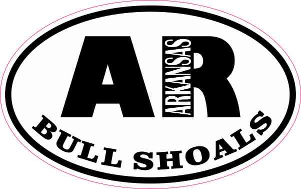 Oval AR Bull Shoals Arkansas Sticker