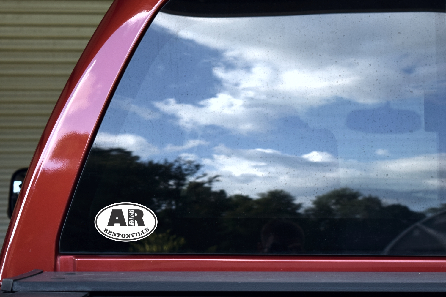 4in x 2.5in Oval AR Bentonville Arkansas Sticker - Image 3