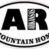 Oval AR Mountain Home Arkansas Sticker