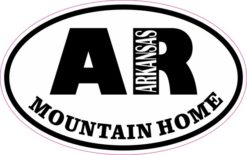Oval AR Mountain Home Arkansas Sticker