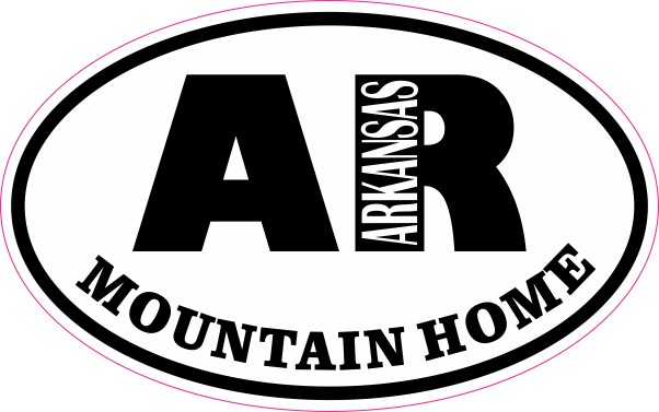 Oval AR Mountain Home Arkansas Sticker