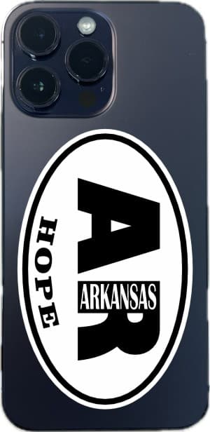 4in x 2.5in Oval AR Hope Arkansas Sticker - Image 6