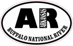 Oval AR Buffalo National River Sticker