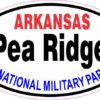 Oval Pea Ridge National Military Park Sticker