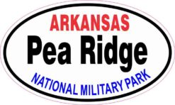 Oval Pea Ridge National Military Park Sticker