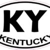 Oval Kentucky Sticker