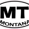 Oval Montana Sticker