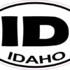 Oval Idaho Sticker
