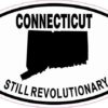 Oval Connecticut Still Revolutionary Sticker