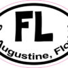 Oval FL St. Augustine Sticker