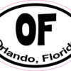 Oval OF Orlando Sticker
