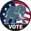 Republican Elephant Vote Sticker