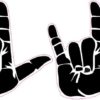 ASL I Love You Stickers