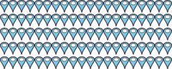 Baby Blue Map Pointer Stickers