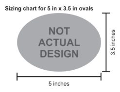Alternative view of 5in x 3.5in Oval I Lovezip lining Sticker
