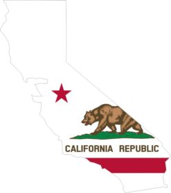 California State Flag Sticker