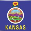 Kansas State Flag Sticker