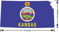 Kansas State Flag Sticker