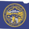 Nebraska State Flag Sticker