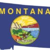 Montana Flag Sticker