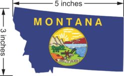 Montana Flag Sticker