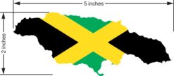 Jamaica Flag Sticker
