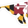 Maryland State Flag Sticker