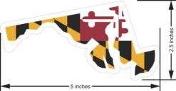 Maryland State Flag Sticker