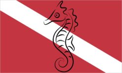 Diver Down Flag Sticker