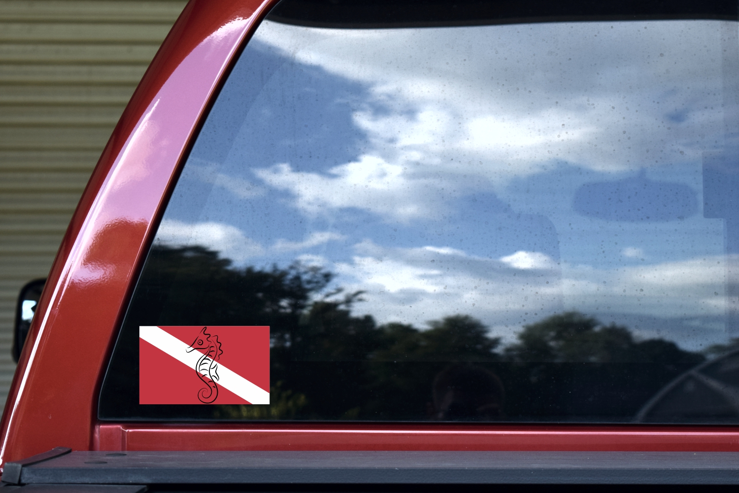 Diver Down Flag Sticker