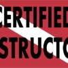 Certified Instructor Diver Down Sticker