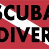 Diver Down Flag Sticker