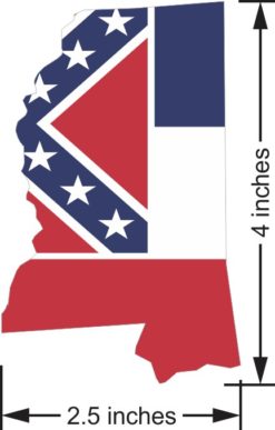 Mississippi Flag Sticker