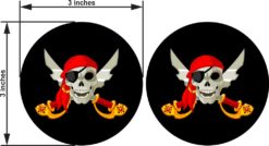 Jolly Roger Flag Sticker