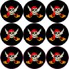 Jolly Roger Pirate Flag Stickers